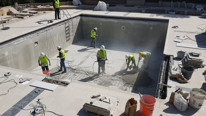 Rénovation de piscine